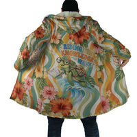 Hawaii Aloha Academy Back To School Cloak Sea Turtle Tropical Hibiscus Flowers Retro Psychedelic TS04 - Polynesian Pride