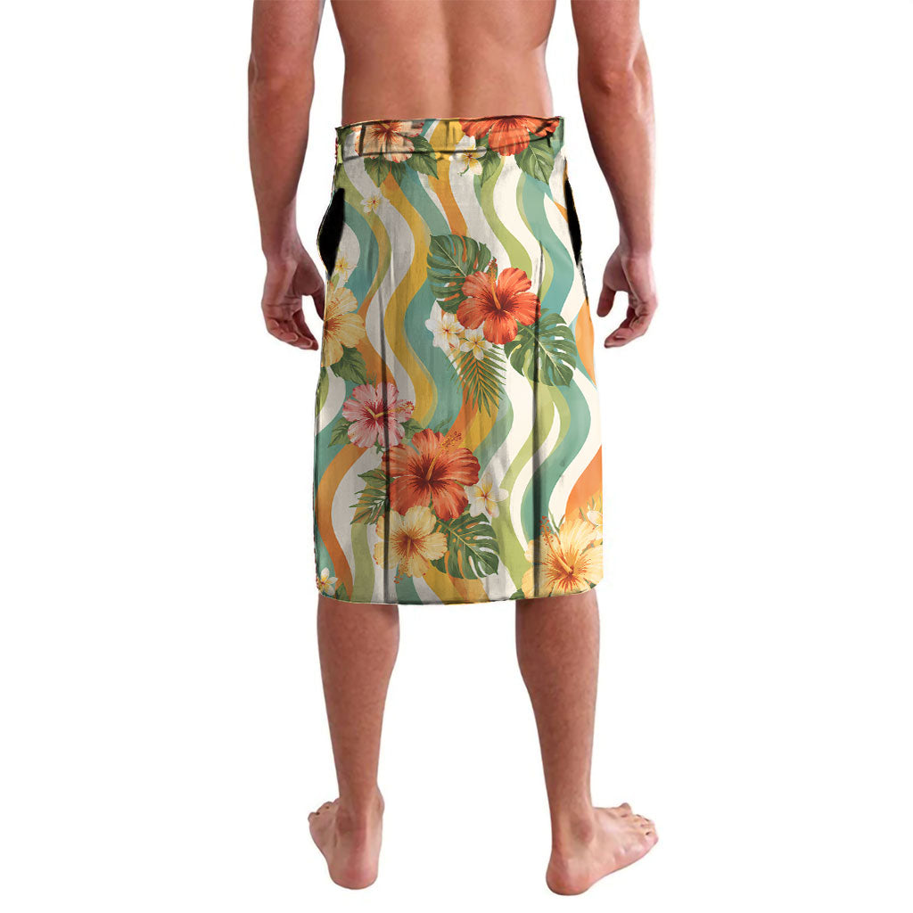 Hawaii Aloha Academy Back To School Lavalava Sea Turtle Tropical Hibiscus Flowers Retro Psychedelic TS04 - Polynesian Pride