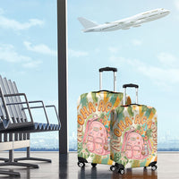 Hawaii Aloha Academy Back To School Luggage Cover Sea Turtle Tropical Hibiscus Flowers Retro Psychedelic TS04 - Polynesian Pride