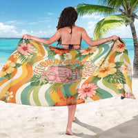 Hawaii Aloha Academy Back To School Sarong Sea Turtle Tropical Hibiscus Flowers Retro Psychedelic TS04 - Polynesian Pride