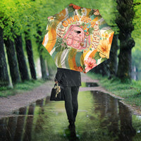 Hawaii Aloha Academy Back To School Umbrella Sea Turtle Tropical Hibiscus Flowers Retro Psychedelic TS04 - Polynesian Pride