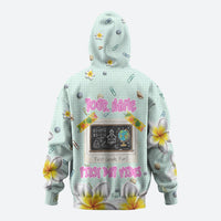 Personalized Hawaii Back To School Dolphin Hoodie Grid Notebook Background With Dolphin Mascot And Plumeria Flowers TS04 - Polynesian Pride