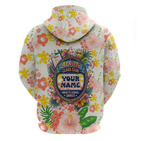 Personalized Hawaii School Club Back To Class Hoodie Retro Tropical Hibiscus Pattern With Open Notebook TS04 - Polynesian Pride