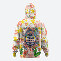 Personalized Hawaii School Club Back To Class Hoodie Retro Tropical Hibiscus Pattern With Open Notebook TS04 - Polynesian Pride