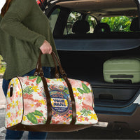 Personalized Hawaii School Club Back To Class Travel Bag Retro Tropical Hibiscus Pattern With Open Notebook TS04 - Polynesian Pride
