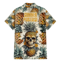 Pineapple Skull Family Matching Mermaid Dress and Hawaiian Shirt Summer Paradise TS04 - Polynesian Pride