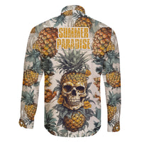 Pineapple Skull Family Matching Tank Maxi Dress and Hawaiian Shirt Summer Paradise TS04 - Polynesian Pride