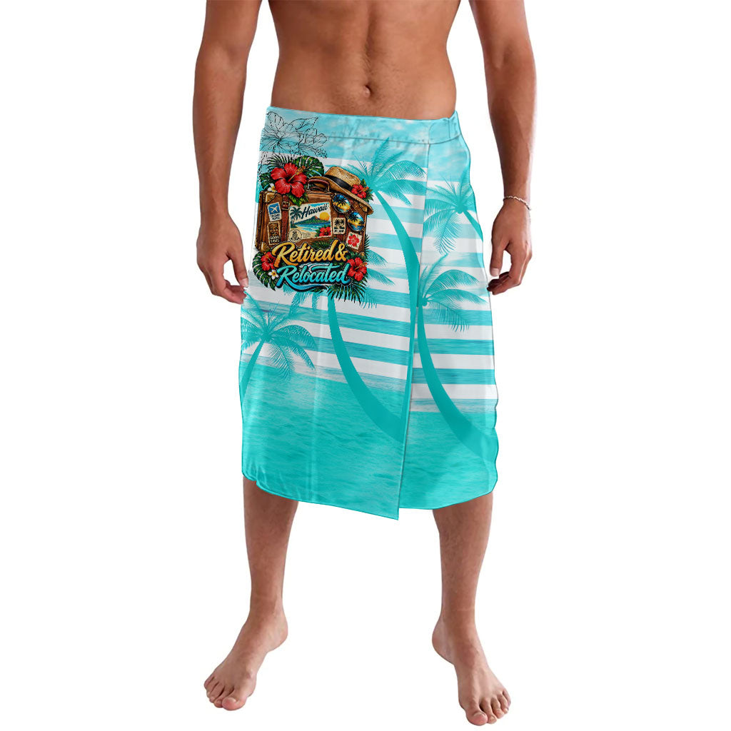 Out Of Office Retired Relocated Lavalava Tropical Island Hawaiian Beach Sunset Sunglasses Suitcase