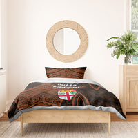 Straight Outta Kadavu Fiji Bedding Set Tribal Polynesian Tattoo Coat Of Arms Flag TS04 - Polynesian Pride