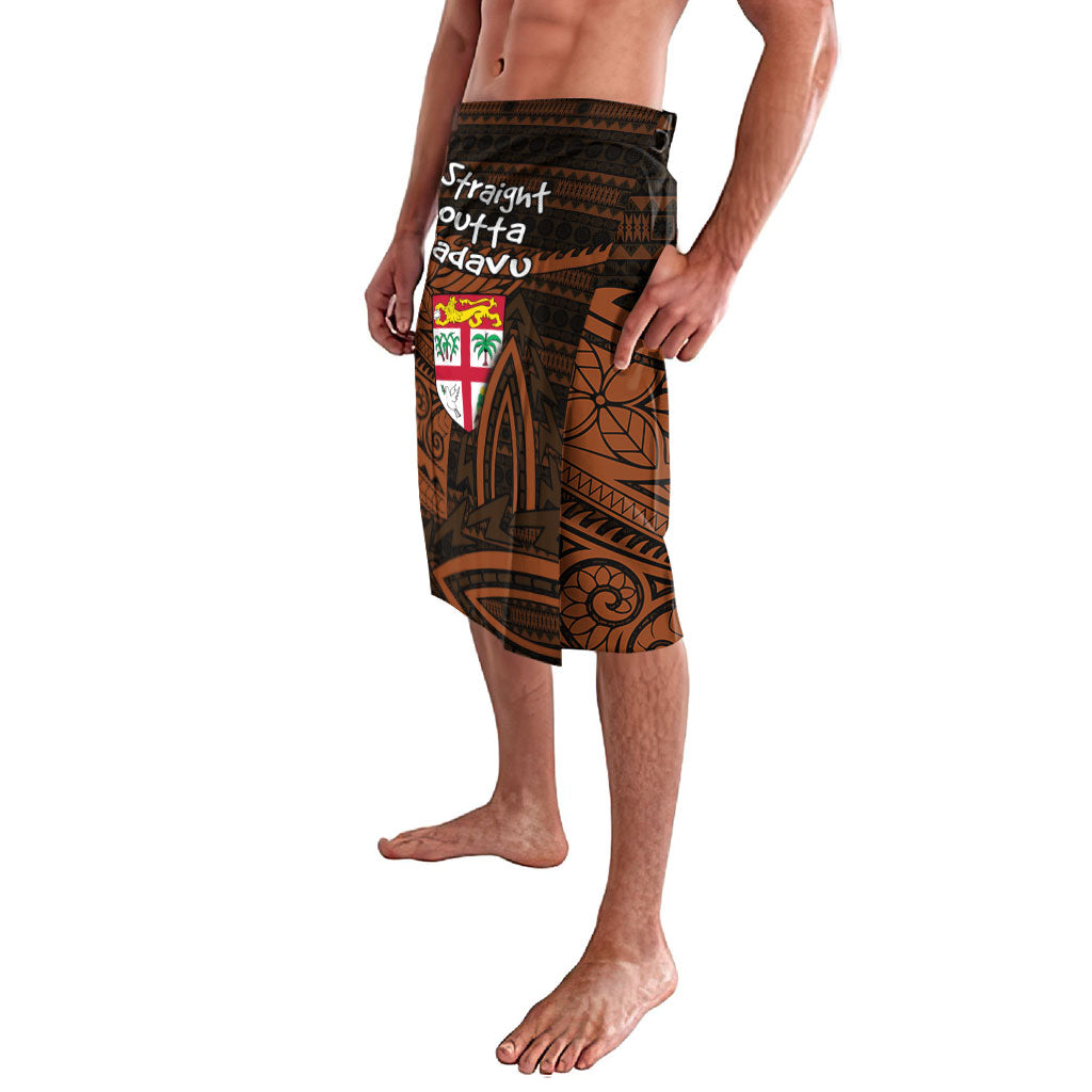 Straight Outta Kadavu Fiji Lavalava Tribal Polynesian Tattoo Coat Of Arms Flag TS04 - Polynesian Pride