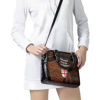 Straight Outta Kadavu Fiji Shoulder Handbag Tribal Polynesian Tattoo Coat Of Arms Flag TS04 - Polynesian Pride