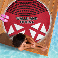 Wallis And Futuna Beach Blanket Polynesian Tattoo Flag Map TS04 - Polynesian Pride