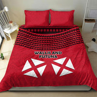Wallis And Futuna Bedding Set Polynesian Tattoo Flag Map TS04 - Polynesian Pride
