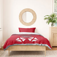 Wallis And Futuna Bedding Set Polynesian Tattoo Flag Map TS04 - Polynesian Pride