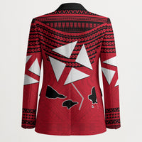 Wallis And Futuna Blazer Polynesian Tattoo Flag Map TS04 - Polynesian Pride
