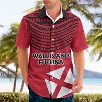 Wallis And Futuna Hawaiian Shirt Polynesian Tattoo Flag Map TS04 - Polynesian Pride