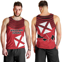 Wallis And Futuna Men Tank Top Polynesian Tattoo Flag Map TS04 - Polynesian Pride