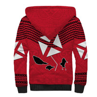 Wallis And Futuna Sherpa Hoodie Polynesian Tattoo Flag Map TS04 - Polynesian Pride