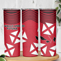 Wallis And Futuna Skinny Tumbler Polynesian Tattoo Flag Map TS04 - Polynesian Pride