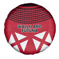 Wallis And Futuna Spare Tire Cover Polynesian Tattoo Flag Map TS04 - Polynesian Pride