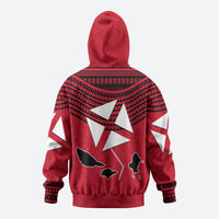 Wallis And Futuna Zip Hoodie Polynesian Tattoo Flag Map TS04 - Polynesian Pride