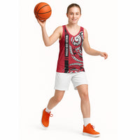 Wallis And Futuna Basketball Jersey Tribal Polynesian Tattoo Flag Motif TS04 - Polynesian Pride