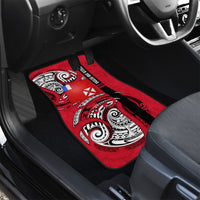 Wallis And Futuna Car Mats Tribal Polynesian Tattoo Flag Motif TS04 - Polynesian Pride