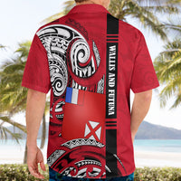 Wallis And Futuna Hawaiian Shirt Tribal Polynesian Tattoo Flag Motif TS04 - Polynesian Pride