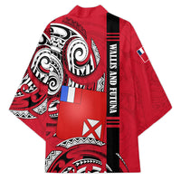 Wallis And Futuna Kimono Tribal Polynesian Tattoo Flag Motif TS04 - Polynesian Pride