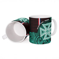 Wallis And Futuna Ceramic Mug Tribal Polynesian Tattoo Heritage Cross Flag TS04 - Polynesian Pride