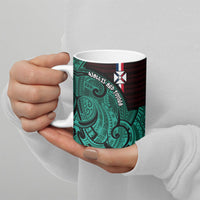 Wallis And Futuna Ceramic Mug Tribal Polynesian Tattoo Heritage Cross Flag TS04 - Polynesian Pride