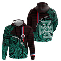 Wallis And Futuna Hoodie Tribal Polynesian Tattoo Heritage Cross Flag TS04 - Polynesian Pride