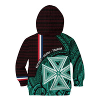 Wallis And Futuna Kid Hoodie Tribal Polynesian Tattoo Heritage Cross Flag TS04 - Polynesian Pride