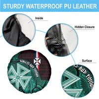 Wallis And Futuna Spare Tire Cover Tribal Polynesian Tattoo Heritage Cross Flag TS04 - Polynesian Pride