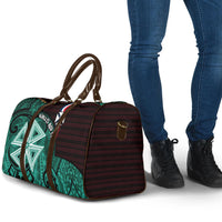 Wallis And Futuna Travel Bag Tribal Polynesian Tattoo Heritage Cross Flag TS04 - Polynesian Pride