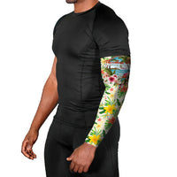 Hawaiian Piko Threads Of Paradise Aloha Arm Sleeves Tropical Hibiscus Plumeria TS04 - Polynesian Pride