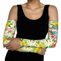 Hawaiian Piko Threads Of Paradise Aloha Arm Sleeves Tropical Hibiscus Plumeria TS04 - Polynesian Pride