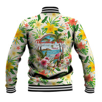 Hawaiian Piko Threads Of Paradise Aloha Baseball Jacket Tropical Hibiscus Plumeria TS04 - Polynesian Pride