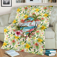 Hawaiian Piko Threads Of Paradise Aloha Blanket Tropical Hibiscus Plumeria TS04 - Polynesian Pride