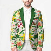 Hawaiian Piko Threads Of Paradise Aloha Blazer Tropical Hibiscus Plumeria TS04 - Polynesian Pride