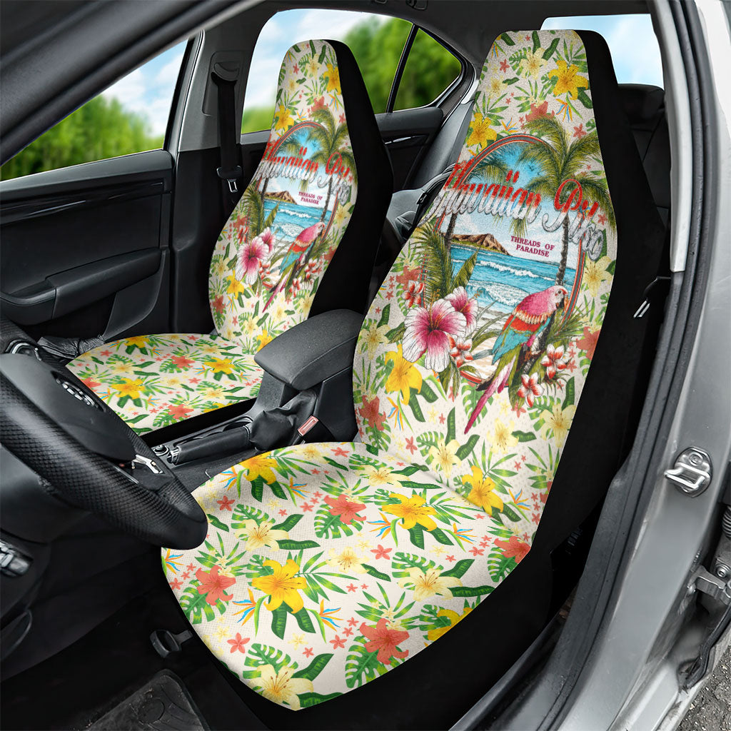Hawaiian Piko Threads Of Paradise Aloha Car Seat Cover Tropical Hibiscus Plumeria TS04 - Polynesian Pride