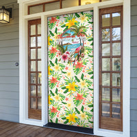 Hawaiian Piko Threads Of Paradise Aloha Door Cover Tropical Hibiscus Plumeria TS04 - Polynesian Pride