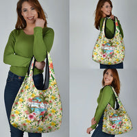 Hawaiian Piko Threads Of Paradise Aloha Grocery Bag Tropical Hibiscus Plumeria TS04 - Polynesian Pride