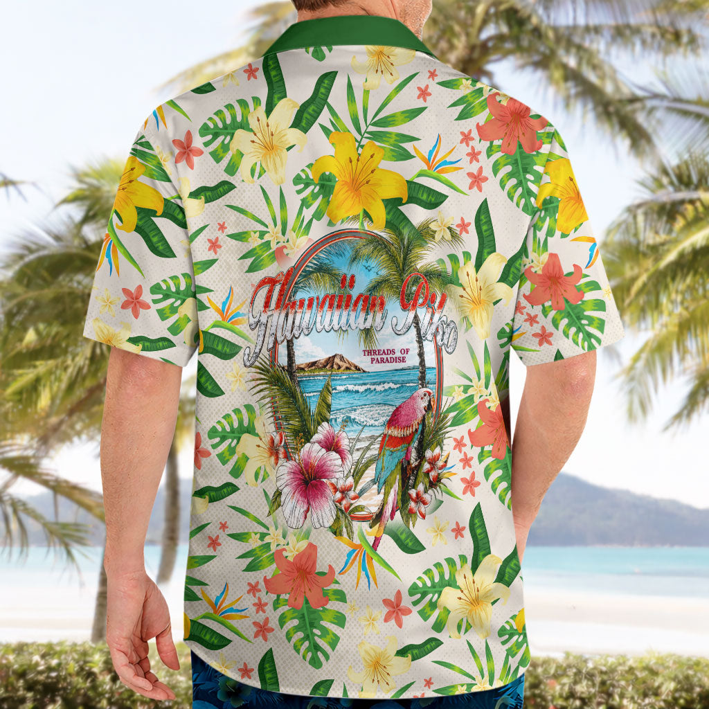 Hawaiian Piko Threads Of Paradise Aloha Hawaiian Shirt Tropical Hibiscus Plumeria TS04 - Polynesian Pride