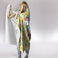 Hawaiian Piko Threads Of Paradise Aloha Hooded Blanket Tropical Hibiscus Plumeria TS04 - Polynesian Pride