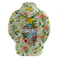 Hawaiian Piko Threads Of Paradise Aloha Hoodie Tropical Hibiscus Plumeria TS04 - Polynesian Pride