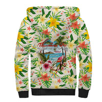 Hawaiian Piko Threads Of Paradise Aloha Sherpa Hoodie Tropical Hibiscus Plumeria TS04 - Polynesian Pride
