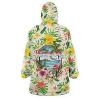 Hawaiian Piko Threads Of Paradise Aloha Wearable Blanket Hoodie Tropical Hibiscus Plumeria TS04 - Polynesian Pride