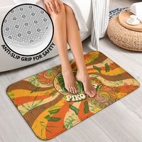 Hawaiian Piko Lani Cultivate I Ka Piko Aloha Bathroom Set Retro Psychedelic Taro Leaf - Hibiscus Flowers TS04 - Polynesian Pride
