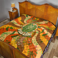 Hawaiian Piko Lani Cultivate I Ka Piko Aloha Quilt Retro Psychedelic Taro Leaf - Hibiscus Flowers TS04 - Polynesian Pride
